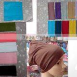 C059 New Style Plain Cotton Jersey Tube Underscarf,muslim Scarf Hats thumbnail-1