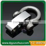 Wholesale Stainless Steel Shackle , Adjustbale Paracord Bracelet Shackle for Sale thumbnail-1
