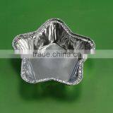 Aluminum Foil Food Containers Star-shape Cake Pans Aluminum Cup Egg Tart Tray Disposable Cup/aluminum Foil Muffin Pan thumbnail-2