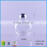 Clear Round Empty Liquid Glass Bottles 13ml With Child Proof Cap thumbnail-2