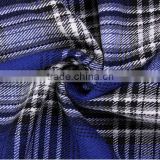 Yarn dyed grid cloth polyester fabric