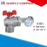 Nickle-plating Angle Ball Valve thumbnail-1