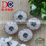 Fashion Custom Size Metal Nickel-Free Washable Round Screw Jean Button thumbnail-5
