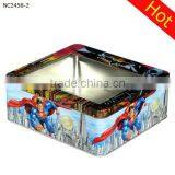 2016 Customized Printing Gift Package Tin Box Use Custom Printed Square Candy Tin Box thumbnail-4