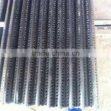 Powder Coated Steel Slotted Angle Shelf Rack Iron