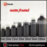 5ml 10ml 50ml 60ml 100ml 120ml 15ml 30ml Matte Frost Black Glass Dropper Bottles Supplier's Choice thumbnail-1
