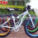2016 newest design fat bicycle 26 inch / full suspension snow bicycle for adult / colored rim of fat bike                        
                                                Quality Choice