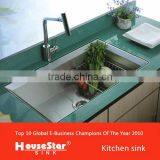 Kitchen Sinks China Customized Undermount Single Bowl Handmade Kitchen Sink Wash Sink thumbnail-1