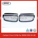 Euro Style Replacement Carbon Black Front Grille For BMW E90 04-08 Pre-facelift 3 Series thumbnail-2