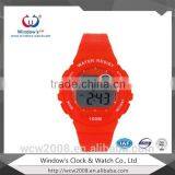 Light Red Case LCD Digital Watches