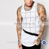 china manufacturer hot sale men black and white tank top