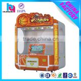Coin operated video personalized gift machine crazy basketball