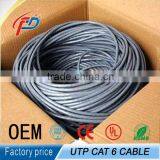 GREY PLENUM CABLE CAT6 Bare Copper CMP UL Certificate 1000ftble 550MHZ thumbnail-3