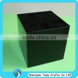 Wholesale Black Acrylic Box Cube Display Box thumbnail-1