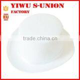 Fashion Non Woven White Magic Round Felt Fiesta Lincoln Cheap Top Hats