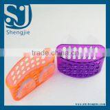 Trade Assurance Wholesale Mesh With Handle Laundry Plastic Bathroom Basket/plastic Bathroom Desk Storage Basket thumbnail-3