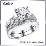 Top Sell Luxury AAA Zircon Set Ring Design