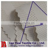 polyester microfiber spandex jersey and mesh jacquard fabric