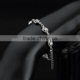 Unique Design Solitaire Cubic Zirconia Bracelet Length Adjustable Jewelry Best Gift for Her thumbnail-5