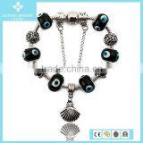 Beatiful Charming Fashion Sea Star Red Glass Bead Bangle Bracelet thumbnail-3