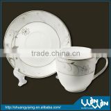 High quality porcelain cup and saucer