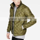 2016 New custom made men quilted plain bomber jackets Quality