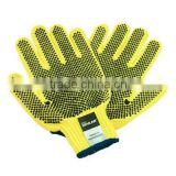 Good Quality Single Side Comfortable Knit PVC Dots Glove direct buy china