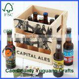 Art Minds Handmade Wood Beer Crate / Wholesale Wooden Crate thumbnail-3