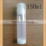 150ml Clear Airless Pump Bottle in Stock thumbnail-1