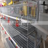 Galvanized Design Layers Boriler Chicken Cages / Poultry Cages For Sale