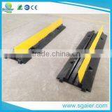 Sgaier 2 Channel Rubber Base Pvc Flap Cable Protector Ramp With 45degree Corner thumbnail-1