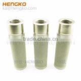 Sintered SS Inline Oxygen Ozone Diffuser Stone thumbnail-5