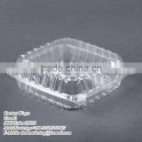 Cheap Price Clamshell Plastic Cake Container Carrier With Hinged Lid, Clear Plastic Take Out Food Packaging Box for Salad thumbnail-3