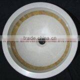 UNIQUE BOTTICINA CREAM MARBLE SINKS thumbnail-2