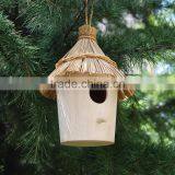 Environmental-friendly Unfinished Homemade Wooden Bird House thumbnail-1