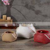 2016 Newest Funny Bag Shaped Stoneware Type for Garden Decoration Flower Pot/flower Plants thumbnail-3