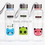Supply Fashion Portable Transparent Cartoon Steel Cover Cup (500ml) thumbnail-1