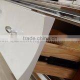 Modern Wood Japanese TV Stand Marble Top thumbnail-4