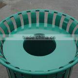 Arlau Outdoor Park Galvanized Steel Garbage Bin thumbnail-2