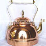BPA Free Solid Copper Tea Kettle for Catering Services, Brew Kettle, , Portable Tea Kettle, Stovetop Kettle thumbnail-1