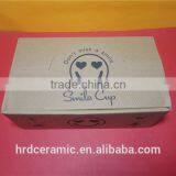 High Quality Promotional Logo Printed Ceramic French Coffee Cups thumbnail-5