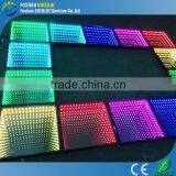 Wedding decorations light up video interactive starlit used 3D DJ led dance floor for sale