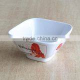 Stoneware Japanese Style Bowl in Handpainted Design or Decal Printing With Chopsticks Holder thumbnail-4