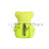 Environmental TPR Novelty Custom Bear Eraser With Bag Pencil Sharpener thumbnail-2