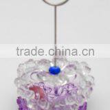 New Design Acrylic LED Lighting Heart Gift Box Card Holders for Desk Decor thumbnail-6