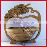 Export Only Factory Sale Eco-bamboo Folding Basket thumbnail-5