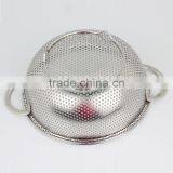 25.5cm 40.5cm Stainless Steel Colander With Two Handles for Rice / Fruit / Vegetable thumbnail-4