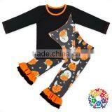 Fall Black Baby Clothes Clothing Set Pumpkin Girls Children Outfits Children Clothes Set thumbnail-1