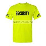 Mens Poly Cotton T-Shirt Preshrunk Jersey Knit Tee Green Security Guard Uniform Color thumbnail-1