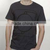 Men's Basic t Shirt_100% Organic Cotton Comfortable Baby T-shirt and Organic Printed Long Sleeve and Short Sleeve T-shirt With thumbnail-1